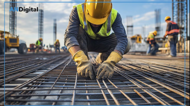 Leve baja de la construcción en octubre