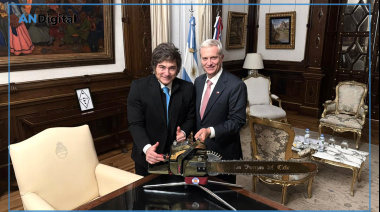 Milei blandió la motosierra al recibir al chileno Kast: “Relación fructífera”