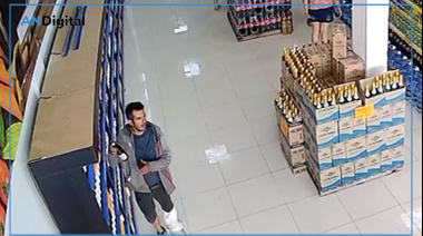 Se robó dos Fernet, quedó registrado por las cámaras y marchó preso