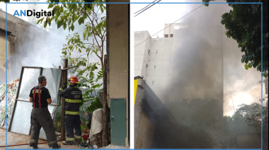 Alarma por incendio en terreno baldío del centro platense: ¿Fue provocado?