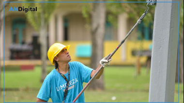 El programa “Ciudad Limpia” continúa en corredores estratégicos de La Plata