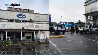 Grababan contenido en una fábrica abandonada, cayeron al vacío y resultaron heridos