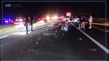 Trágico accidente en la Ruta 2: Una mujer muerta y un hombre gravemente herido