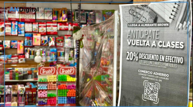 “Vuelta a clases” con descuentos en Almirante Brown