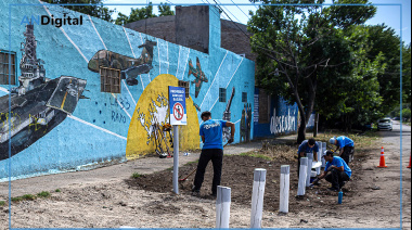 Avanza en Brown la recuperación y transformación de microbasurales