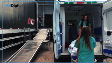 Joaquín Levinton dio la nota en Cosquín Rock: ¡Llegó en ambulancia!