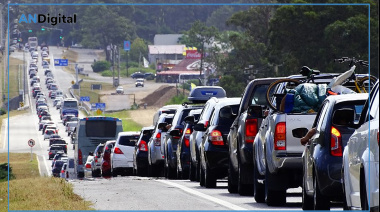 Finde XXL récord: Demoras de hasta 9 horas en la Ruta 2 para regresar