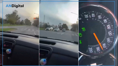 Otra ‘Toretto’, ahora en Berisso: Se filmó cortando semáforos a 180 km/h