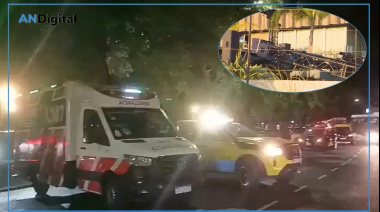 Se derrumbó una columna de luces en un boliche de CABA: Heridos y evacuados