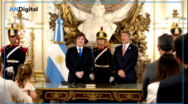 Milei le tomó juramento a Mahiques como nuevo ministro de Justicia