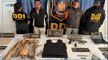 Cayó en Quilmes presunto sicario peruano: Tenía armas, drogas y hasta un cráneo