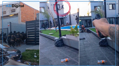 Como en la Play: Allanamiento y violento tiroteo en Esteban Echeverría