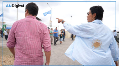 Mayra Mendoza visitó Expoagro y clamó por asado “para los argentinos”