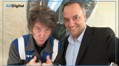 Adorni se mostró con Milei e ironizó sobre su supuesta renuncia