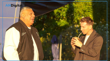 Tapia recibió a Messi en Ezeiza: “Los mejores mates”