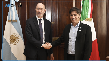 Cooperación bilateral: Kicillof se reunió con el embajador de Italia