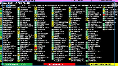 Polémica en la ONU: Argentina rechazó condenar la esclavitud africana