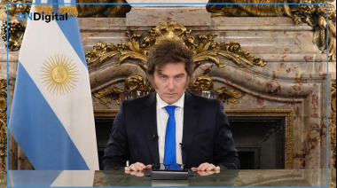 Exultante, Milei habla en cadena nacional antes del partido de la Selección