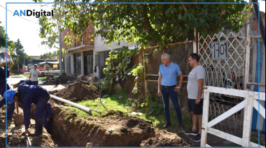 Avanza importante obra de desagües cloacales en Berisso