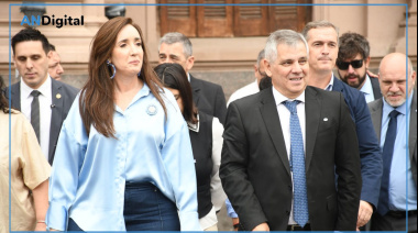 Separada del Gobierno, Villarruel evocó en Chivilcoy la gesta de Malvinas