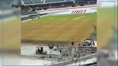 Preocupa en River el mal estado del campo de juego del Monumental luego de AC/DC