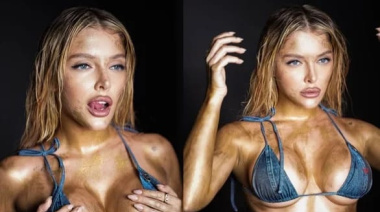 Sofía Gonet y un look dorado que volvió a sacudir Instagram