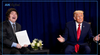 Carrió condenó la “oscuridad” libertaria y planteó que “Milei es bufón de Trump