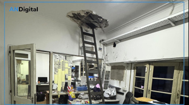 Frustran golpe boquetero a una distribuidora en las afueras de La Plata