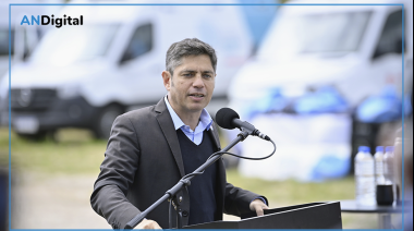 Kicillof criticó a Milei en Gonzales Chaves: “Vinieron a destruir el Estado”