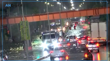 Temporal en el AMBA: inundaciones y cortes de luz complican el tránsito