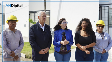 Julio Alak y Silvina Batakis recorrieron el avance de 175 viviendas con fuerte impacto social en La Plata