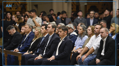 Axel Kicillof en Luján por el Papa Francisco: “No hay libertad sin justicia social”