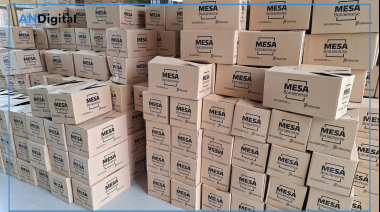 Intendentes bonaerenses marchan a Capital Humano en reclamo por los fondos alimentarios