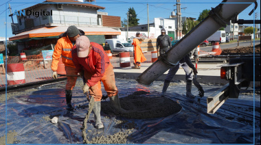 Avanza en La Plata la cuarta etapa de la nueva Avenida 60