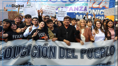Desde la marcha universitaria, Espinoza advirtió que “Milei vive en una Argentina de fantasía”