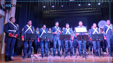 La Banda Militar Paso de los Andes brilló en una emotiva velada patriótica y solidaria en La Plata