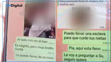 “Lo puedo llevar de esclavo”: turista argentino detenido en Brasil por enviar mensajes racistas