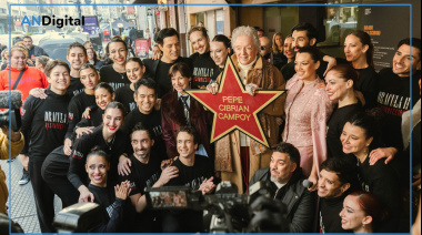 Pepe Cibrián Campoy ya tiene su estrella en la calle Corrientes