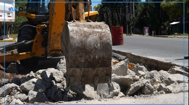 Avanza la rehabilitación de calzada de la Ruta provincial 8 en Pilar