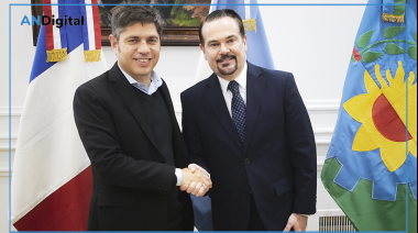 Kicillof se reunió con el embajador de Francia para fortalecer la cooperación