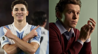Tom Holland eligió a Julián Álvarez como su Spider-Man ideal: qué dijo