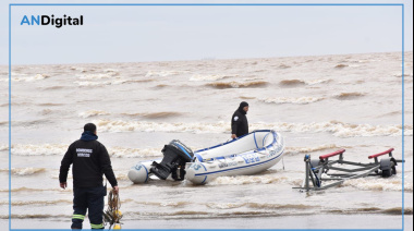 Se expande el operativo de búsqueda de los cinco pescadores desaparecidos en el Río de la Plata