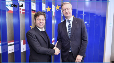 Kicillof se reunió con el embajador de la UE y busca potenciar inversiones clave en PBA