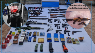 Impactante arsenal de un adolescente en La Plata: le secuestraron 25 armas y 6.700 municiones