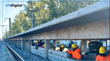 Se reactivó la construcción de la estación Universidad Guillermo Brown
