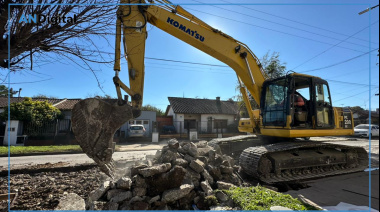 Potencian trabajos de bacheo, mejorado y asfalto en todas las localidades de Almirante Brown
