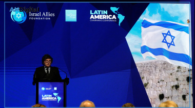 Milei, embanderado con Israel: “Del lado correcto”