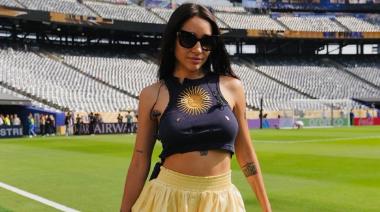 María Becerra abrió la final del Mundial 2026 con una escena que recorrió redes