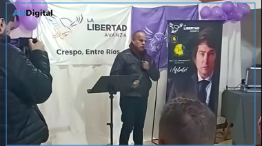 Libertarios de Entre Ríos usaron salón de PAMI para un acto en defensa de Adorni