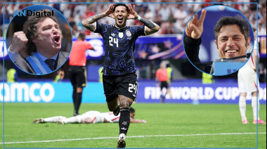 La reacción de Milei y el fuerte posteo de Kicillof tras la victoria de la Selección
